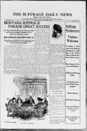 The Suffrage Daily News