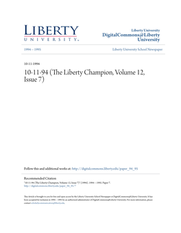 The Liberty Champion, Volume 12, Issue 7)