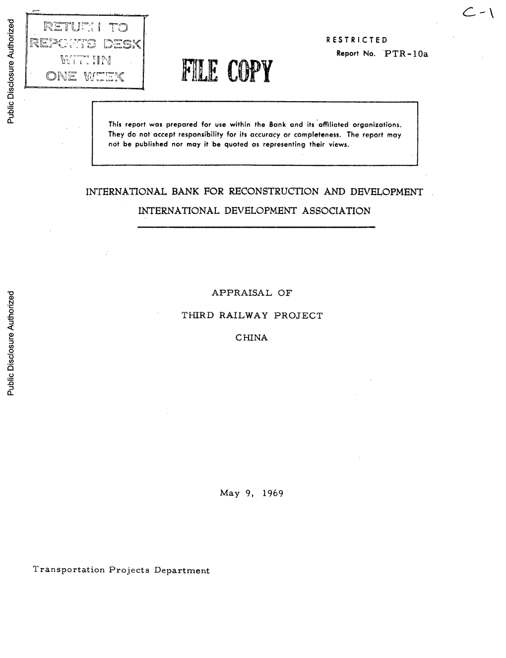 World Bank Document