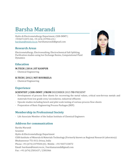 Barsha Marandi