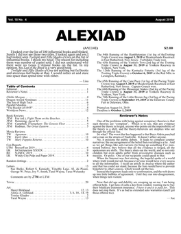 ALEXIAD (!7+=3!G) $2.00 I Looked Over the List of 100 Influential Books and Blinked