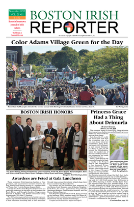 Color Adams Village Green for the Day