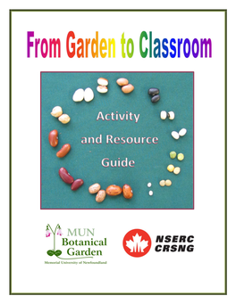 From Garden to Classroom Activity and Resource Guide
