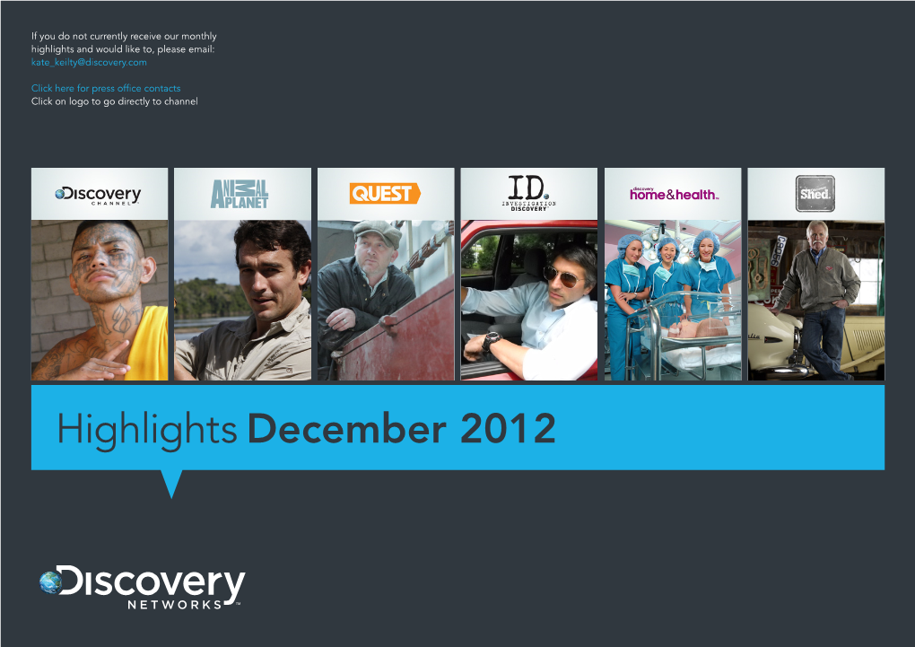 Highlights December 2012