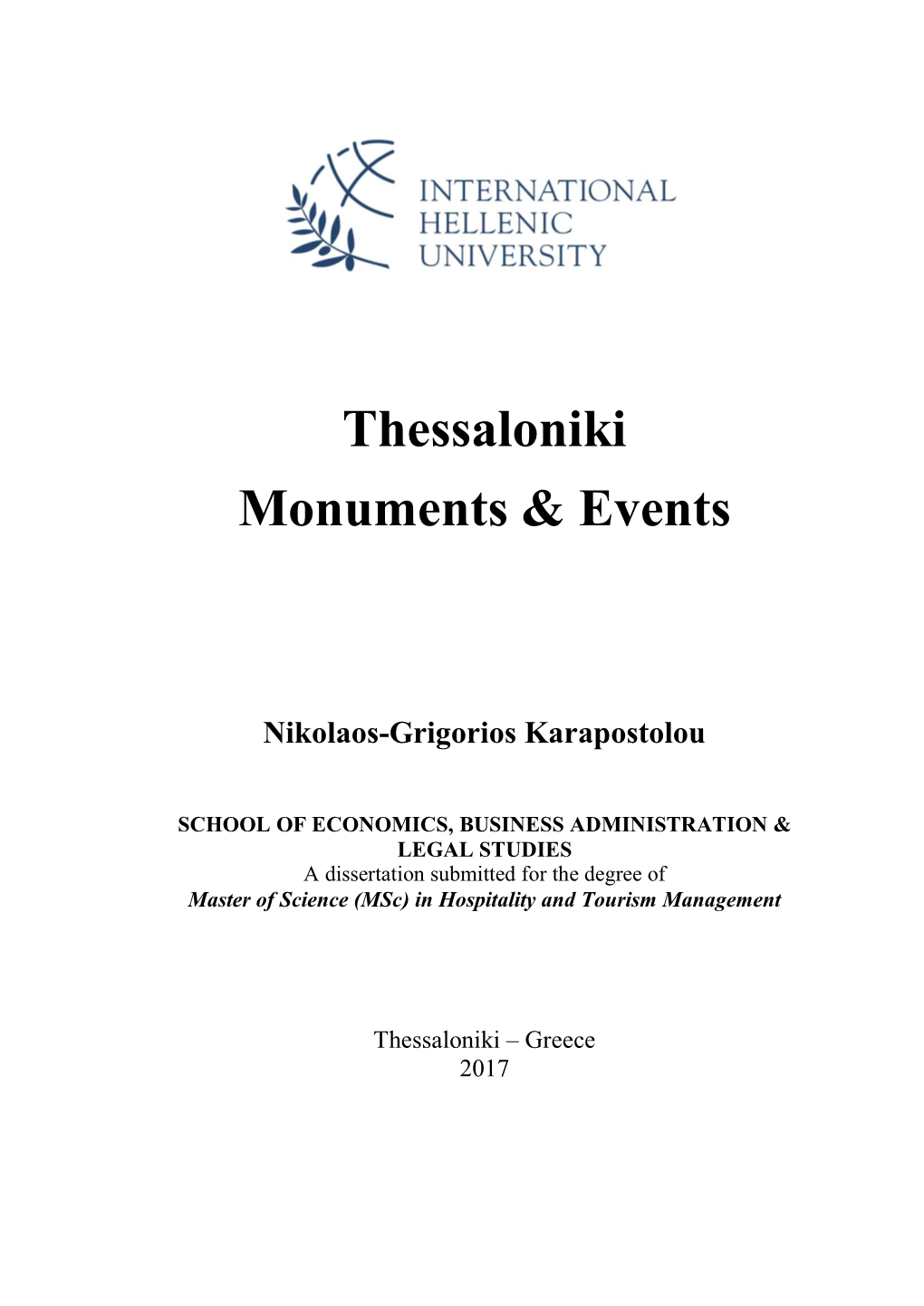 Thessaloniki Monuments & Events