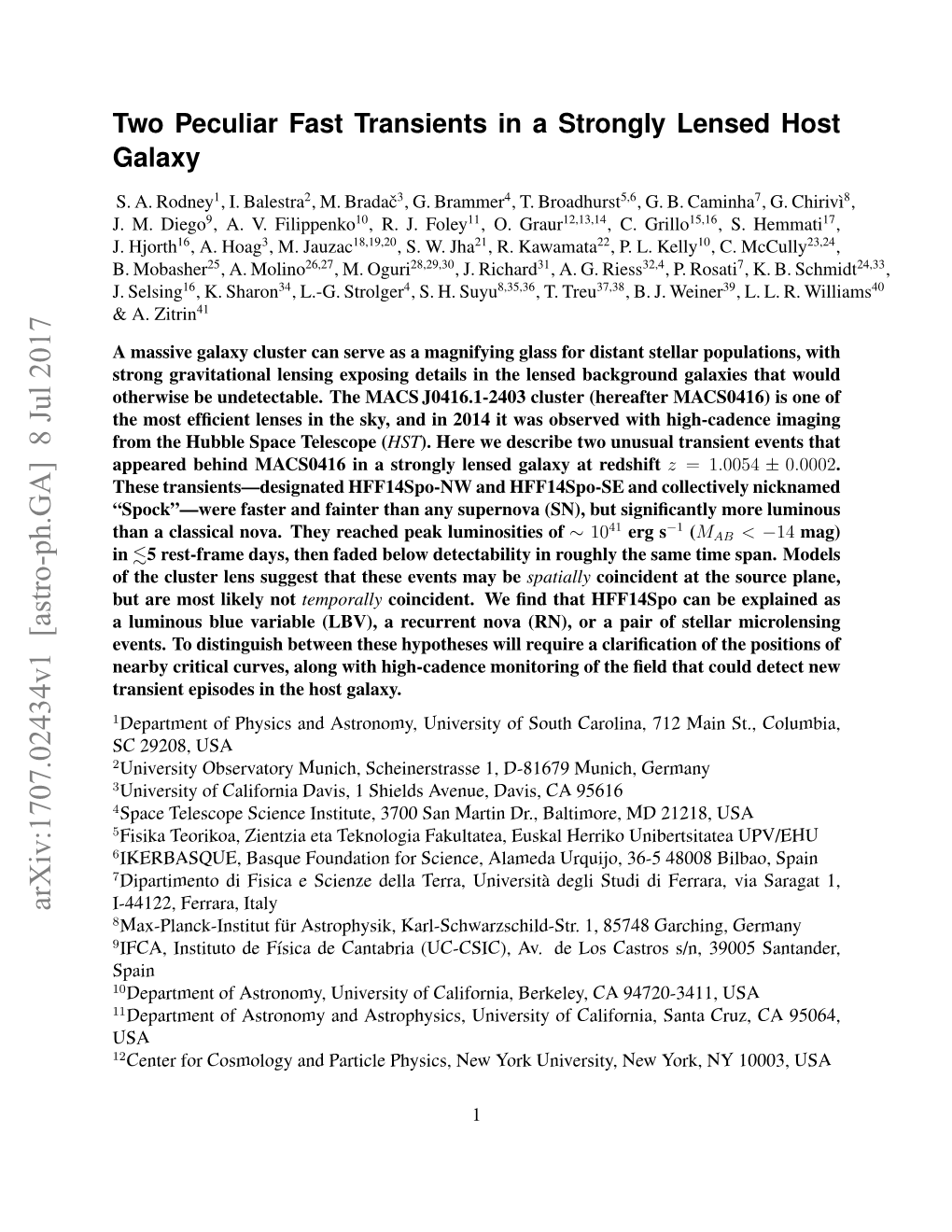 Two Peculiar Fast Transients in a Strongly Lensed Host Galaxy