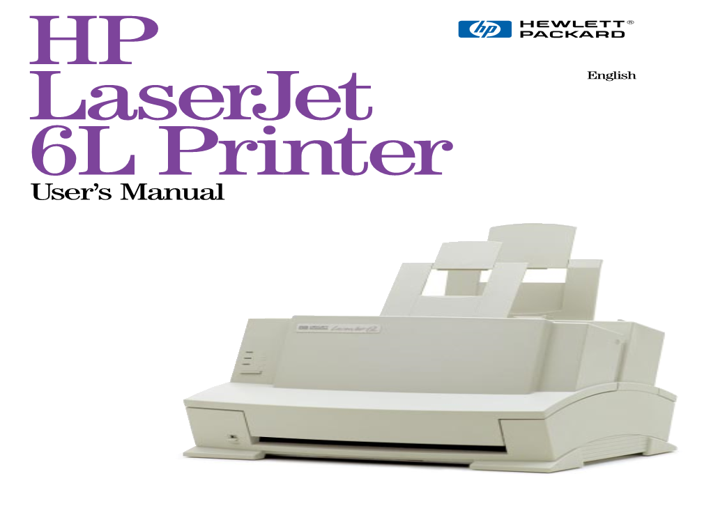 HP Laserjet 6L Printer