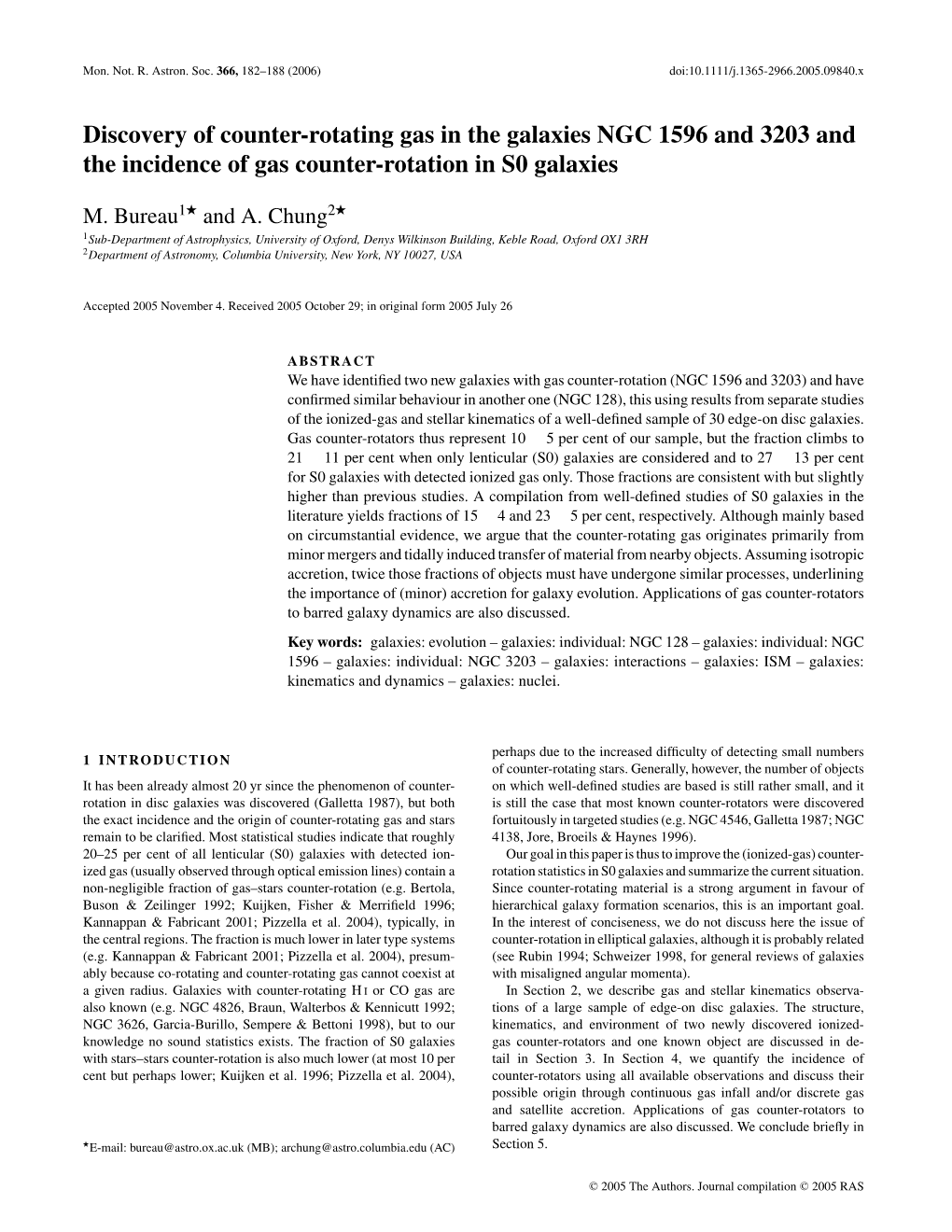 Discovery of Counter-Rotating Gas in the Galaxies NGC 1596 and 3203 and the Incidence of Gas Counter-Rotation in S0 Galaxies