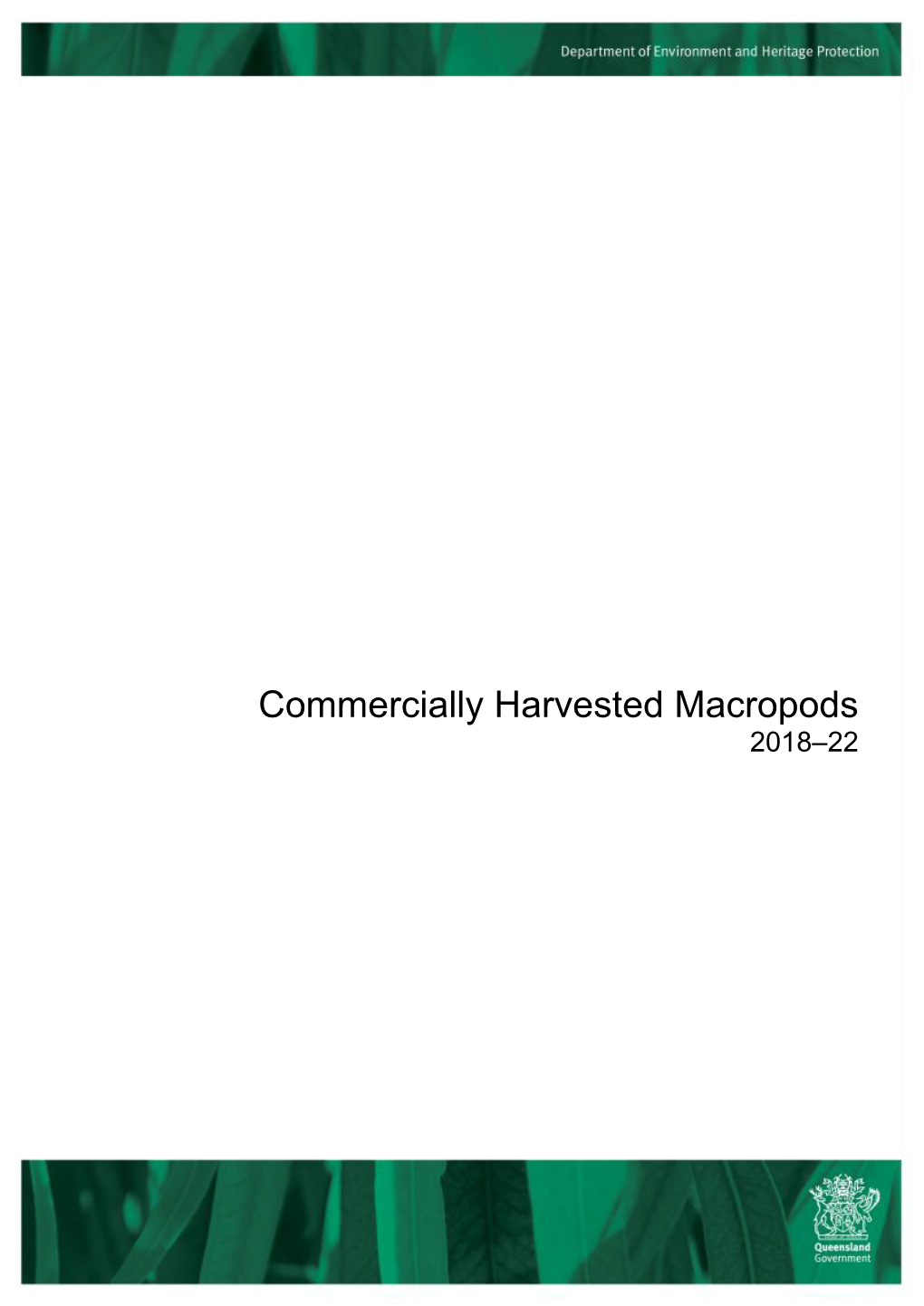 Commercially Harvested Macropods 2018-22