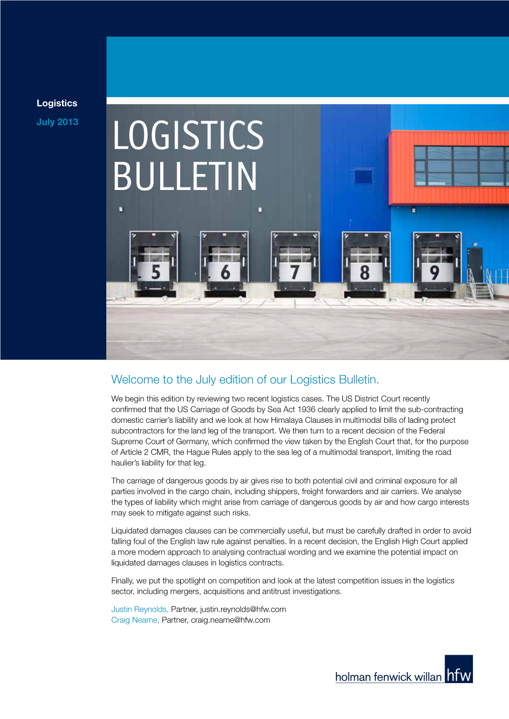 Logistics Bulletin