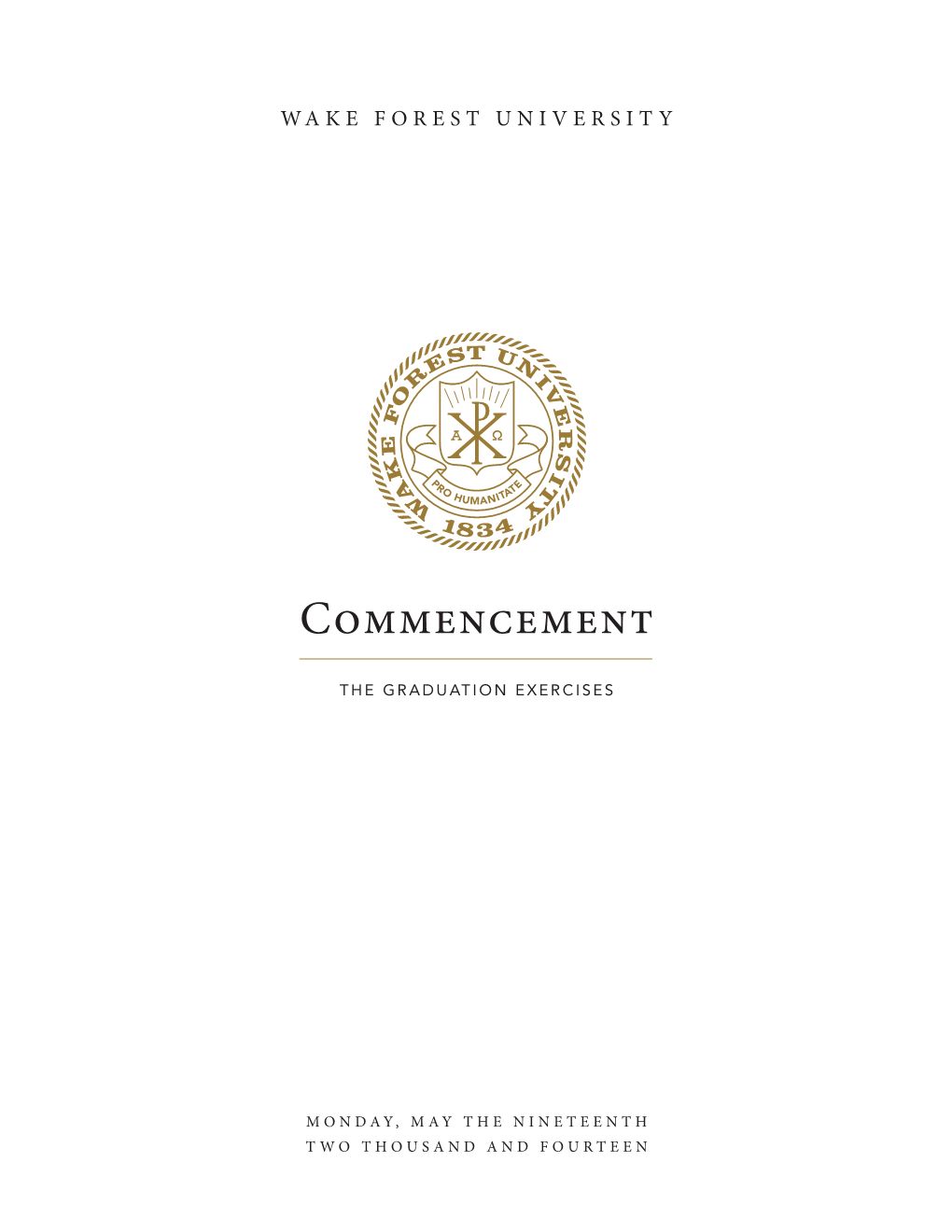 Commencement