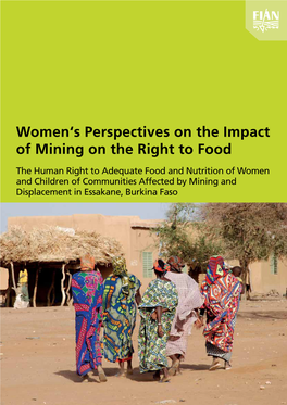 Women's Perspectives on the Impact of Mining on the Right to Food