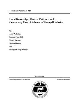 Technical Paper No. 323