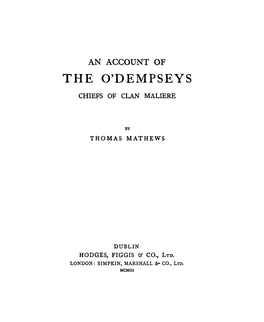 The O'dempseys