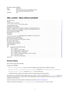 Fiber Context As a ﬁrst-Class Object