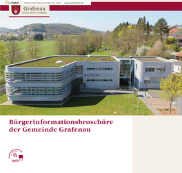Bürgerinformationsbroschüre Der Gemeinde Grafenau