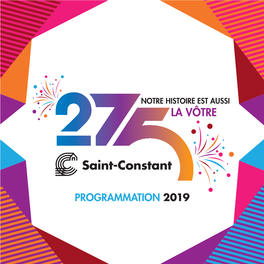 Programmation 2019 Mot Du Maire