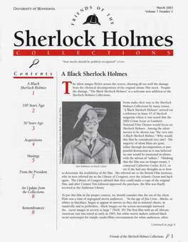 A Black Sherlock Holmes
