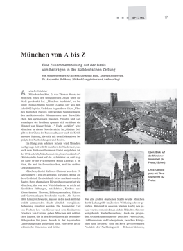 München Von a Bis Z