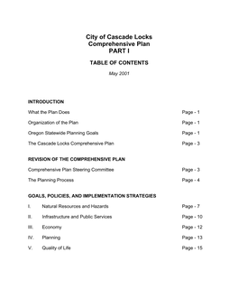 2001 Comprehensive Plan