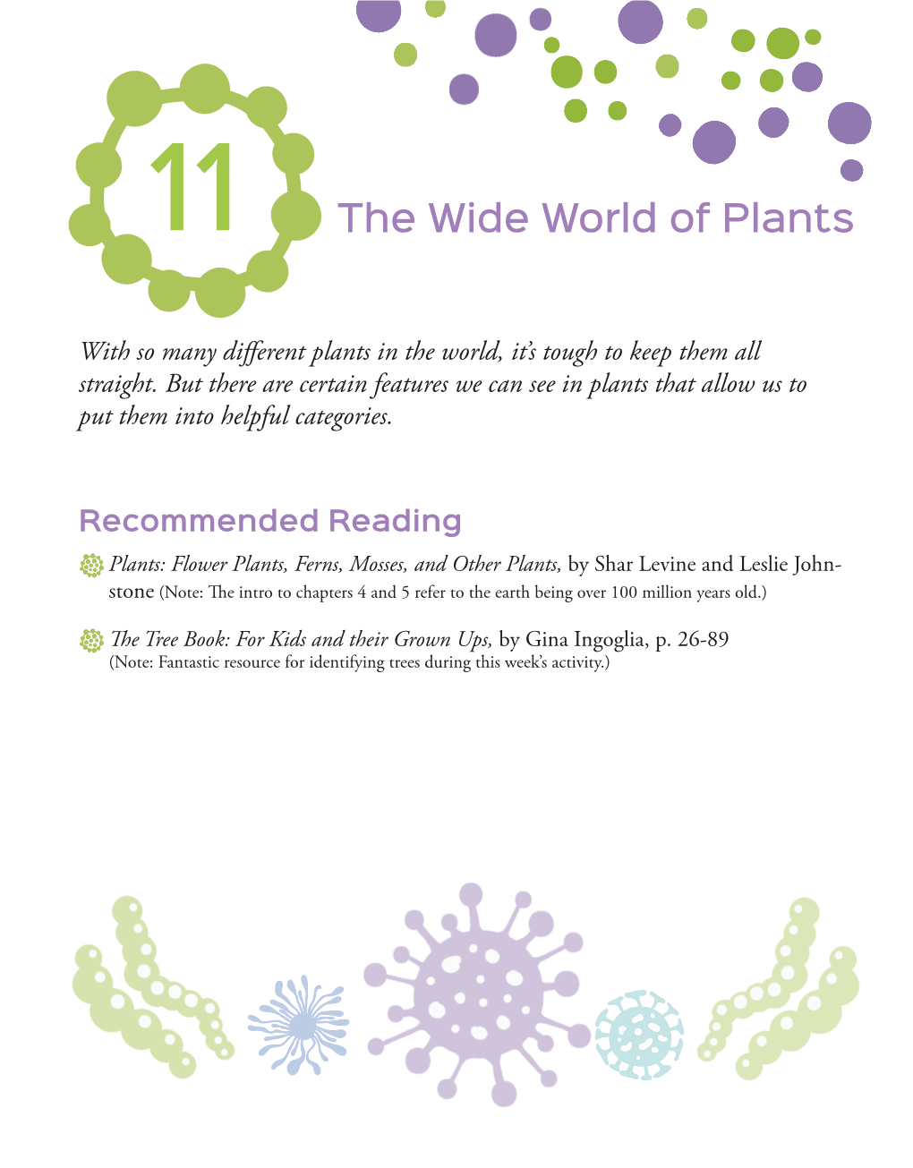 The Wide World of Plants