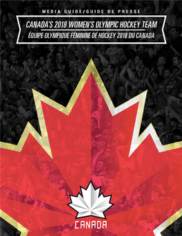 Canada's 2018 Women's Olympic Hockey Team