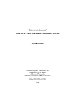 Jessica Lee Dissertation