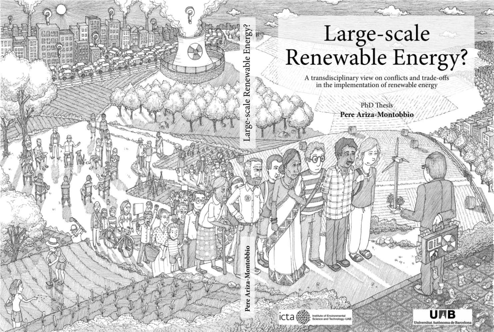 Large-Scale Renewable Energy? a Transdisciplinary View on Conflicts and Trade-Offs in the Implementation of Renewable Energy Phd Thesis