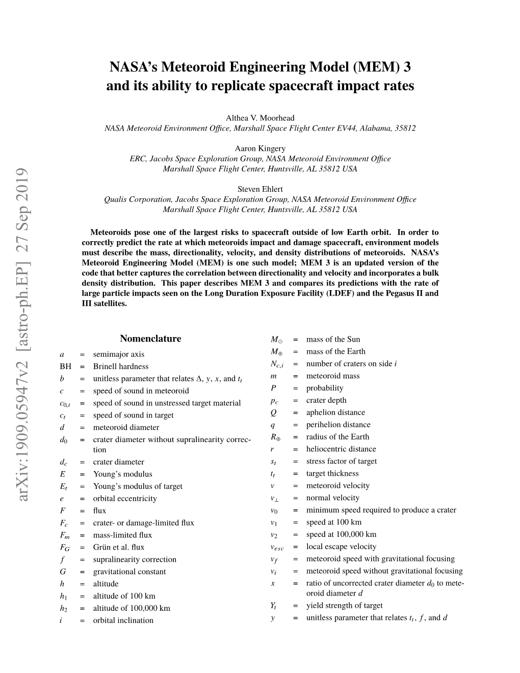 NASA's Meteoroid Engineering Model (MEM) 3 and Its Ability to Replicate Spacecraft Impact Rates