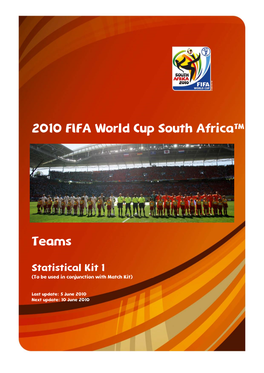2010 FIFA World Cup South Africa™ Teams