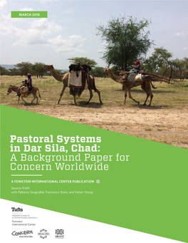 Pastoral Systems in Dar Sila, Chad: a Background Paper for Concern Worldwide