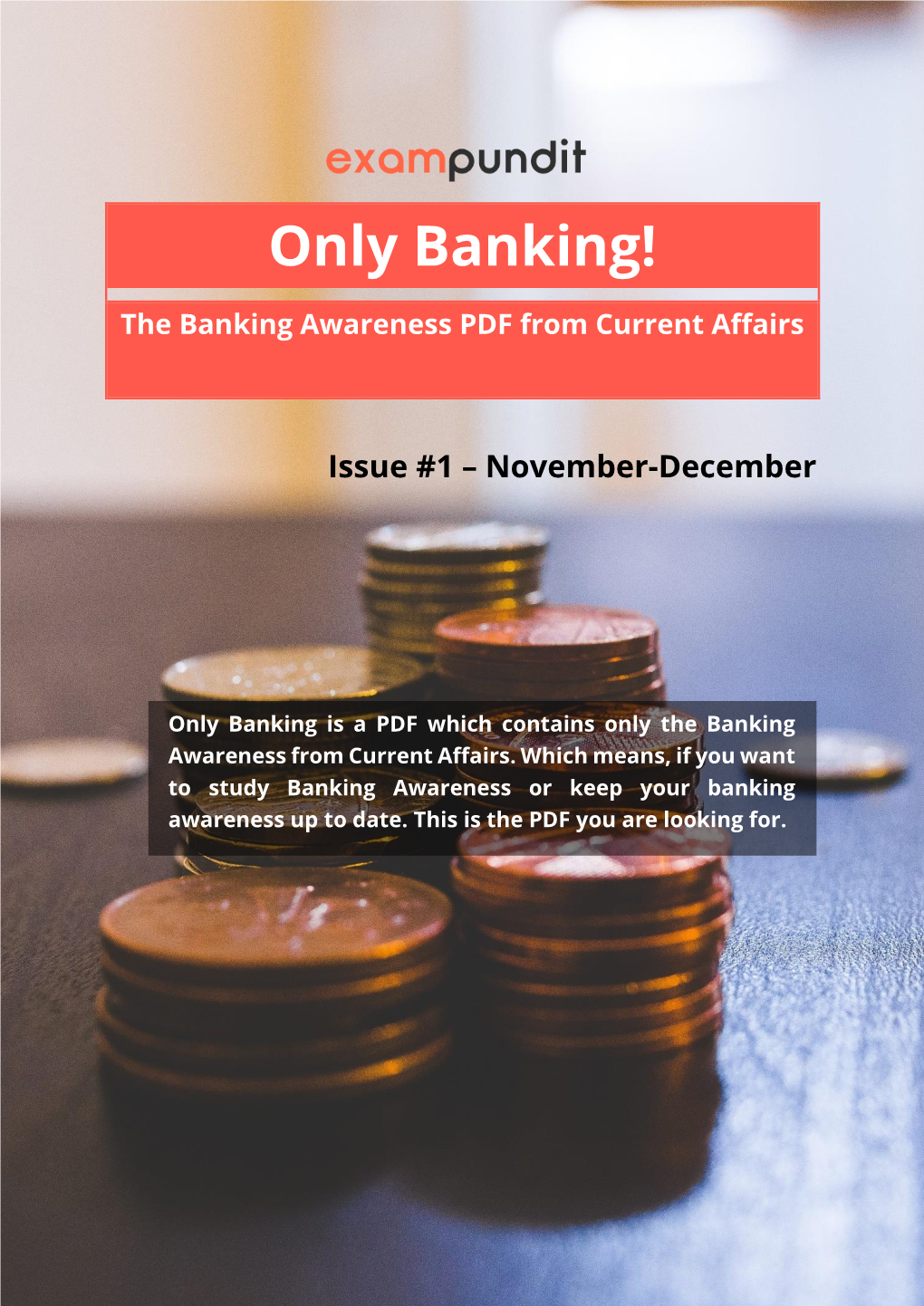 Only Banking! the Banking Awareness PDF from Current Affairs