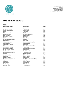 Hector Bonilla