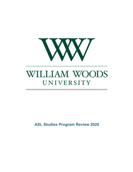 ASL Studies Program Review 2020