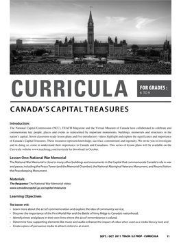 Canada's Capital Treasures