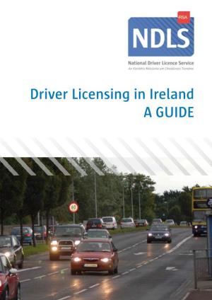 Driver Licensing in Ireland a GUIDE
