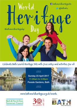Celebrate Bath World Heritage Site with Free Entry and Activities for All