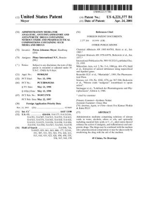 (12) United States Patent (10) Patent No.: US 6,221,377 B1 Meyer (45) Date of Patent: Apr