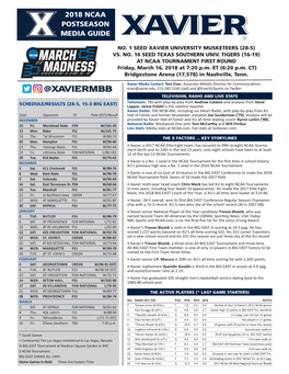 2018 Ncaa Postseason Media Guide