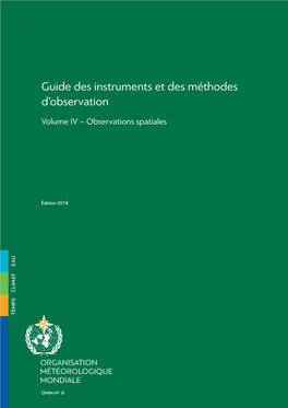 Guide Des Instruments Et Des Méthodes D'observation