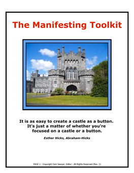 The Manifesting Toolkit
