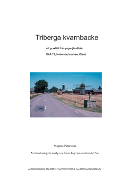 Triberga Kvarnbacke