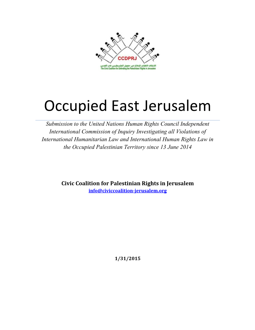 Occupied East Jerusalem