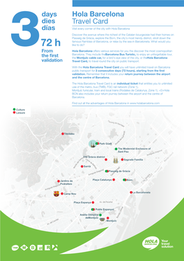 Barcelona 3 Days Itinerary by Public Transport [PDF: 2557