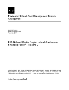 41598-026: Environmental and Social Management System Arrangement