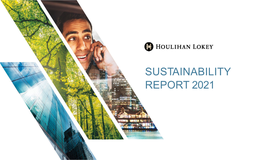 Houlihan Lokey Sustainability (ESG) Report 2021