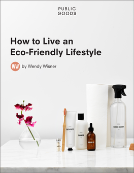 How to Live an Eco-Friendly Lifestyle