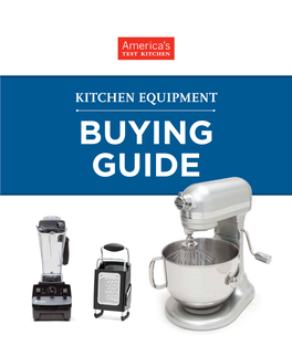 Buying Guide Shopping for Equipment