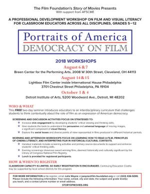 Portraits of America DEMOCRACY on FILM