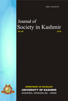 Society in Kashmir Vol